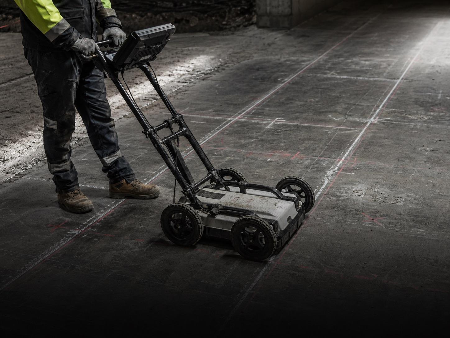 Concrete Scanning concrete cutting image