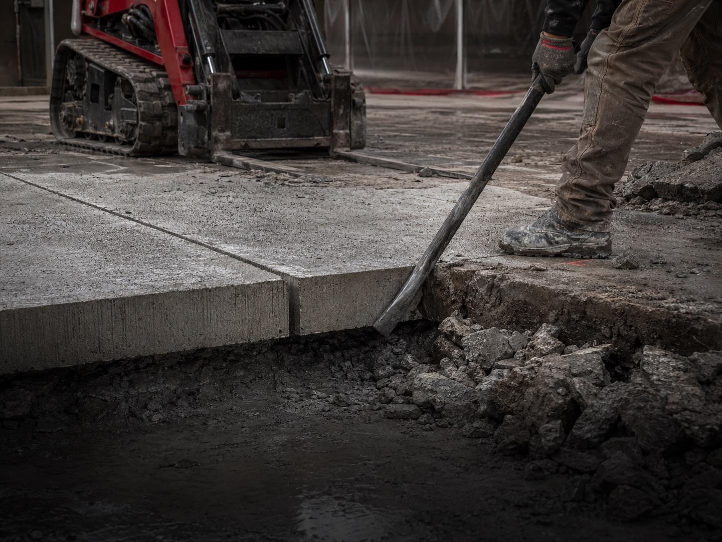 Selective Demolition concrete cutting image